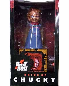 MEZCO BURST-A-BOX BRIDE OF CHUCKY CHUCKY