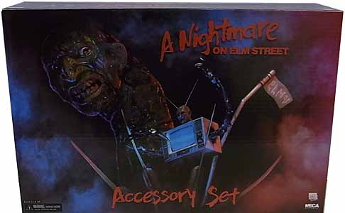 NECA A NIGHTMARE ON ELM STREET ACCESSORY SET パッケージ傷み特価