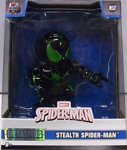 JADA TOYS METALS DIE CAST 4インチフィギュア SPIDER-MAN STEALTH SPIDER-MAN [BLACK / GREEN]