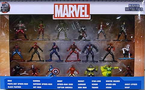 JADA TOYS NANO METALFIGS MARVEL 20PACK WAVE 2