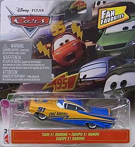 MATTEL CARS 2019 FAN FAVORITES シングル TEAM 51 RAMONE 台紙傷み特価