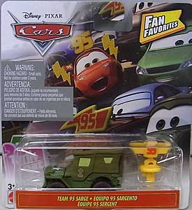 MATTEL CARS 2019 FAN FAVORITES シングル TEAM 95 SARGE