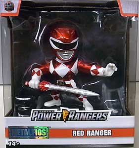 JADA TOYS METALS DIE CAST 4インチフィギュア POWER RANGERS MIGHTY MORPHIN RED RANGER [NEW PACKAGE]