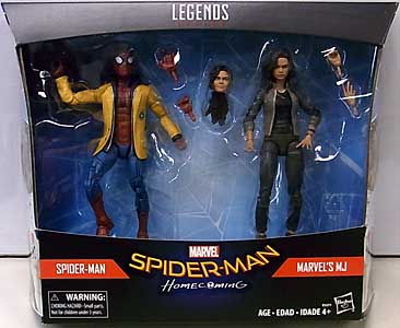 HASBRO MARVEL LEGENDS 2019 2PACK TARGET限定 映画版 SPIDER-MAN: HOMECOMING SPIDER-MAN & MARVEL'S MJ