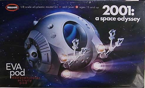 パッケージ傷み特価 メビウスモデル 1/8スケール 2001年宇宙の旅 スペースポッド 組み立て式プラモデル