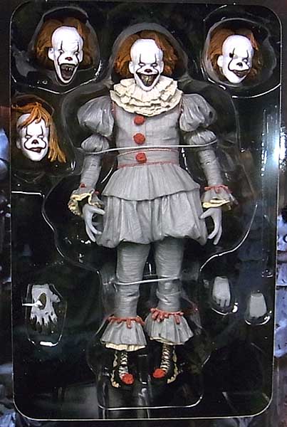 ASTRO ZOMBIES | NECA IT [2017] 7インチアクションフィギュア ULTIMATE WELL HOUSE PENNYWISE  パッケージ傷み特価