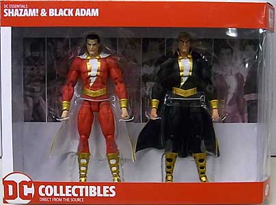 DC COLLECTIBLES DC ESSENTIALS SHAZAM! & BLACK ADAM 2PACK