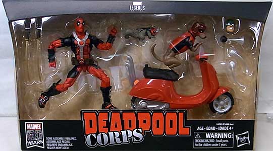 HASBRO MARVEL LEGENDS 2019 DEADPOOL CORPS DEADPOOL AND SCOOTER