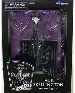 DIAMOND SELECT THE NIGHTMARE BEFORE CHRISTMAS 25 YEARS アクションフィギュア JACK SKELLINGTON パッケージ傷み特価