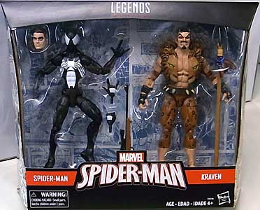 HASBRO MARVEL LEGENDS 2019 2PACK TARGET限定 SPIDER-MAN SYMBIOTE SPIDER-MAN & KRAVEN THE HUNTER