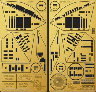 PARAGRAFIX メビウスモデル 1/8スケール 2001年宇宙の旅 スペースポッド用 エッチングパーツ / PGX220