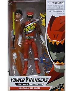 HASBRO POWER RANGERS LIGHTNING COLLECTION 6インチアクションフィギュア DINO CHARGE RED RANGER パッケージ傷み特価