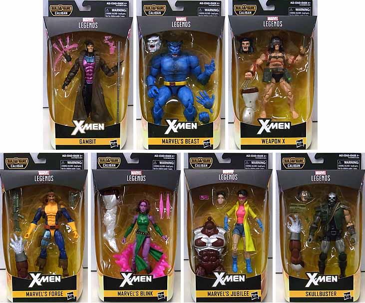 HASBRO MARVEL LEGENDS 2019 X-MEN SERIES 4.0 7種セット [CALIBAN SERIES]