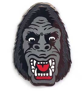 YESTERDAYS ENAMEL PIN KONG