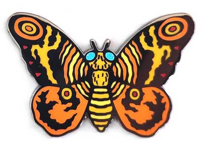 YESTERDAYS ENAMEL PIN MOTHRA