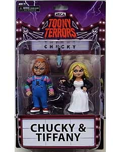 NECA TOONY TERRORS BRIDE OF CHUCKY CHUCKY & TIFFANY 2PACK