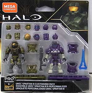 MEGA CONSTRUX HALO UNSC SPARTAN III CUSTOMIZER PACK 台紙傷み特価