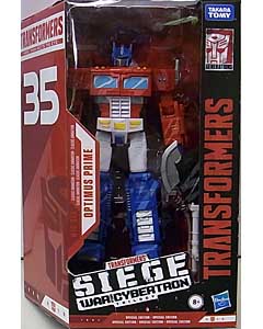 HASBRO TRANSFORMERS SIEGE 35TH ANNIVERSARY VOYAGER CLASS CLASSIC ANIMATION OPTIMUS PRIME パッケージ傷み特価