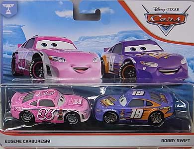 MATTEL CARS 2019 2PACK EUGENE CARBURESKI &amp; BOBBY SWIFT