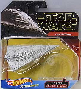 MATTEL HOT WHEELS STAR WARS DIE-CAST VEHICLE 2019 FIRST ORDER STAR DESTROYER 台紙傷み特価