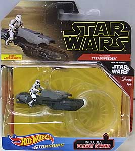 MATTEL HOT WHEELS STAR WARS DIE-CAST VEHICLE 2019 FIRST ORDER TREADSPEEDER