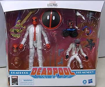 パッケージ傷み特価 HASBRO MARVEL LEGENDS 2019 80YEARS 2PACK DEADPOLL DEADPOOL & HIT-MONKEY