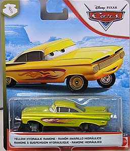 MATTEL CARS 2019 シングル YELLOW HYDRAULIC RAMONE ブリスター＆台紙傷み特価