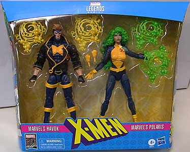 HASBRO MARVEL LEGENDS 2019 MARVEL 80 YEARS 2PACK X-MEN MARVEL'S HAVOK & MARVEL'S POLARIS