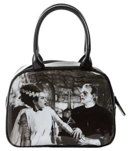 ROCK REBEL BOWLER HANDBAG THE BRIDE OF FRANKENSTEIN