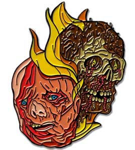 LUNAR CRYPT ENAMEL PIN THE BURNING REVENGE