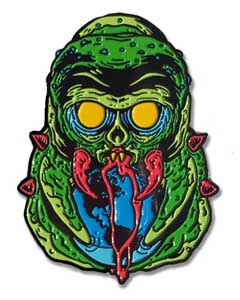 LUNAR CRYPT ENAMEL PIN THE MONSTER THAT CHALLENGED THE WORLD