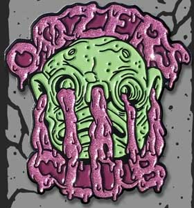 LUNAR CRYPT ENAMEL PIN OOZERS CLUB