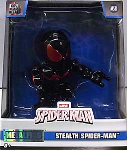 JADA TOYS METALS DIE CAST 4インチフィギュア SPIDER-MAN STEALTH SPIDER-MAN [BLACK / RED]