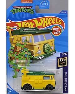 MATTEL HOT WHEELS 1/64スケール 2020 HW SCREEN TIME TEENAGE MUTANT NINJA TURTLES PARTY WAGON #147