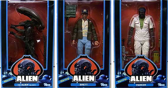 NECA ALIEN 7インチアクションフィギュア ALIEN 40TH ANNIVERSARY シリーズ2 3種セット