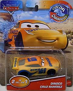 MATTEL CARS 2020 COLOR CHANGERS シングル DINOCO CRUZ RAMIREZ