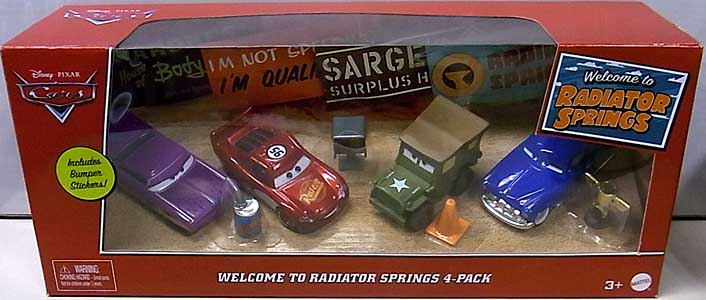 MATTEL CARS 2020 WELCOME TO RADIATOR SPRINGS 4PACK