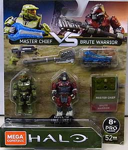 MEGA CONSTRUX HALO INFINITE MASTER CHIEF VS BRUTE WARRIOR 2PACK ブリスター傷み特価