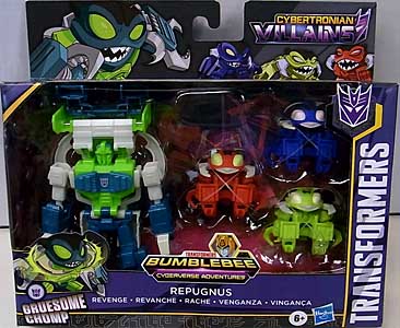 HASBRO アニメ版 TRANSFORMERS BUMBLEBEE CYBERVERSE ADVENTURES REPUGNUS &amp; PESTICONS 4PACK