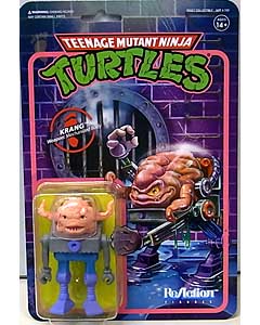 SUPER 7 REACTION FIGURES 3.75インチアクションフィギュア TEENAGE MUTANT NINJA TURTLES WAVE 2 KRANG