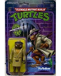 SUPER 7 REACTION FIGURES 3.75インチアクションフィギュア TEENAGE MUTANT NINJA TURTLES WAVE 2 UNDERCOVER DON