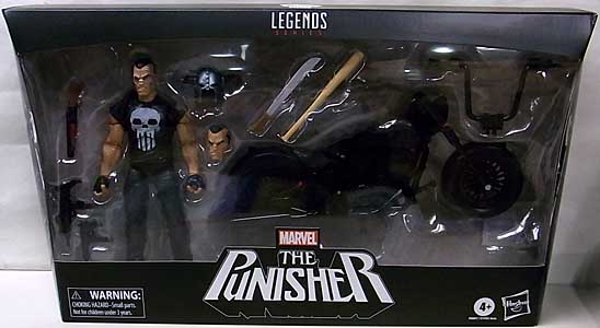 HASBRO MARVEL LEGENDS 2020 PUNISHER WITH MOTORCYCLE