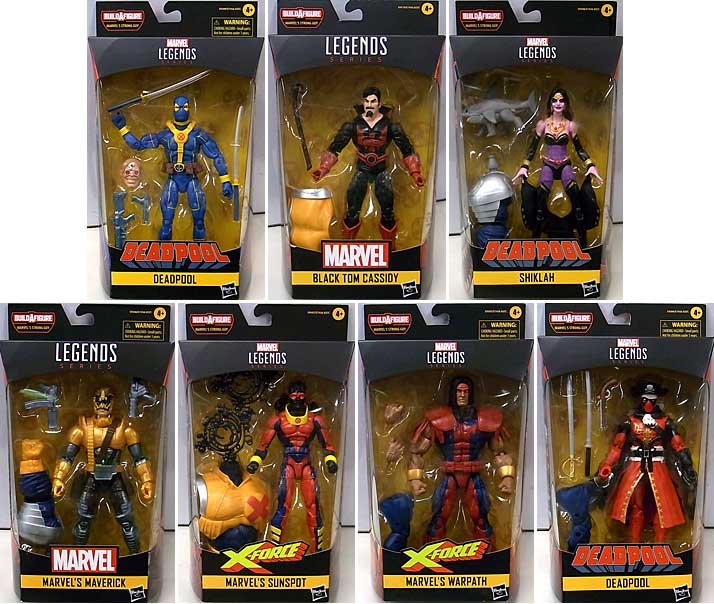 HASBRO MARVEL LEGENDS 2020 DEADPOOL SERIES 3.0 7種セット [STRONG GUY SERIES]