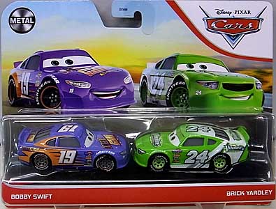 MATTEL CARS 2021 2PACK BOBBY SWIFT & BRICK YARDLEY 台紙傷み特価