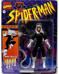 HASBRO MARVEL LEGENDS RETRO 6-INCH COLLECTION SPIDER-MAN MARVEL&#039;S BLACK CAT