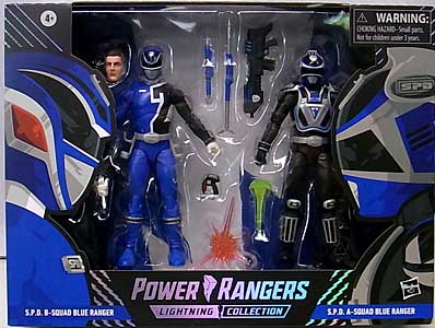 HASBRO POWER RANGERS LIGHTNING COLLECTION TARGET限定 6インチアクションフィギュア 2PACK S.P.D. B-SQUAD BLUE RANGER & S.P.D. A-SQUAD BLUE RANGER [SPECTRUM PACKAGE]