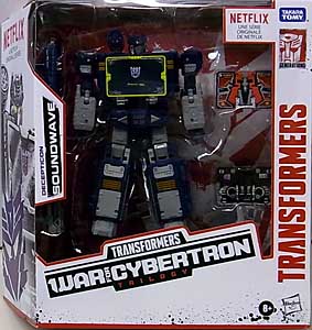 HASBRO NETFLIX TRANSFORMERS: WAR FOR CYBERTRON TRILOGY VOYAGER CLASS DECEPTICON SOUNDWAVE