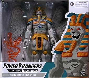 HASBRO POWER RANGERS LIGHTNING COLLECTION 6インチアクションフィギュア MIGHTY MORPHIN KING SPHINX ワケアリ特価