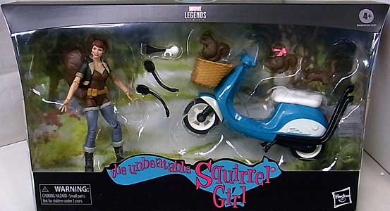 HASBRO MARVEL LEGENDS 2020 THE UNBEATABLE SQUIRREL GIRL WITH VEHICLE