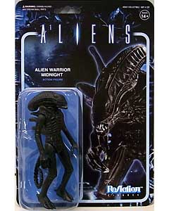 SUPER 7 REACTION FIGURES 3.75インチアクションフィギュア ALIENS ALIEN WARRIOR A [MIDNIGHT BLACK]